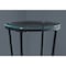 Monarch Specialties Accent Table - Hammered Black Metal With Tempered Glass I 3332 - alternate 6